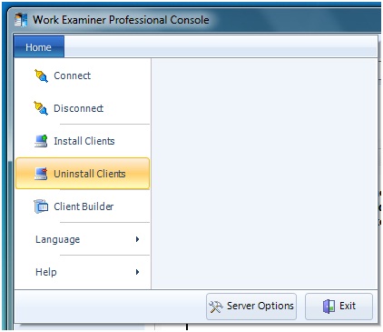 Uninstall Clients