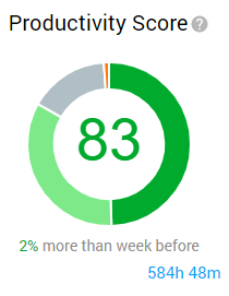 Controlio's Productivity Score